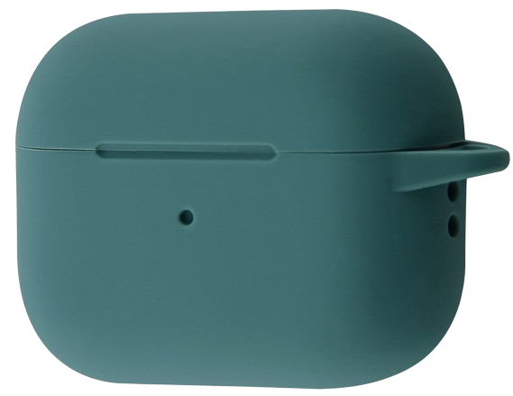 Чохол for AirPods Pro 2 SILICONE CASE (з карабіном) Dark Green